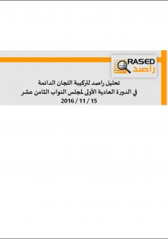 تحليل راصد لتركيبة اللجان الدائمة في الدورة العادية الأولى لمجلس النواب الثامن عشر